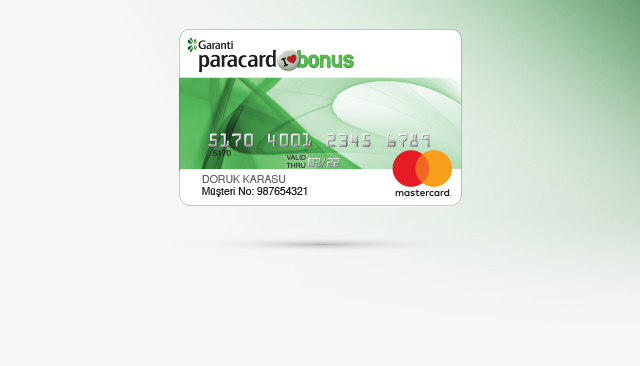 Banka Kartı - Paracard Bonus - Garanti BBVA